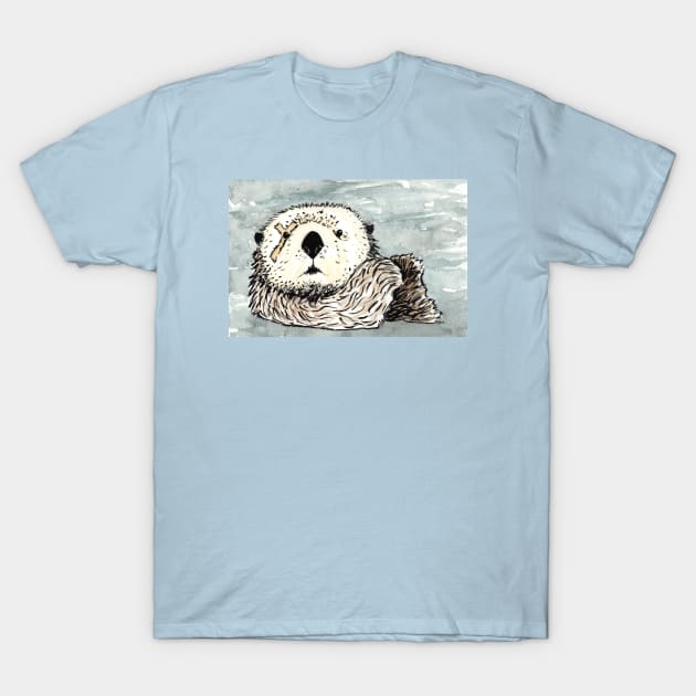 Y-EYE OTTER T-Shirt by Figbar Lonesome